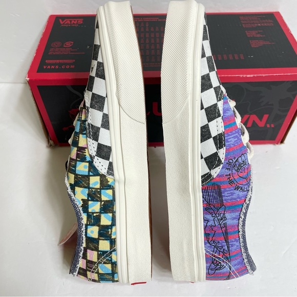 Vans Stranger Things Authentic Surfer Boy Pizza Checkerboard Shoes Womens Size 7 - Picture 6 of 10